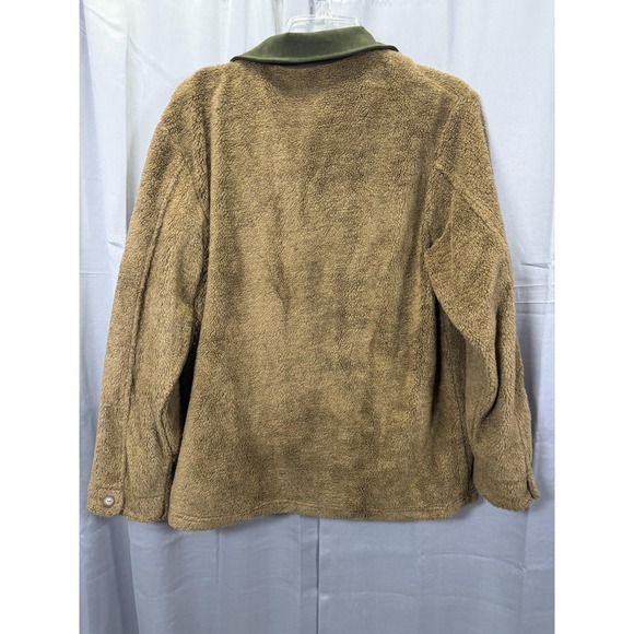 Teddi Jacket Womens Medium Fleece Patchwork Button Up Boho Cottagecore Cozy - Picture 10 of 10